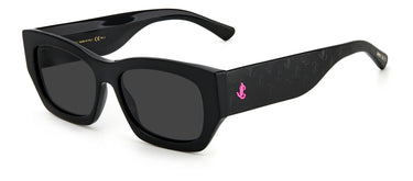 Women Jimmy Choo Sunglasses: CAMI/S - Black - SpecSMART Eye Clinic (Diagonal View)